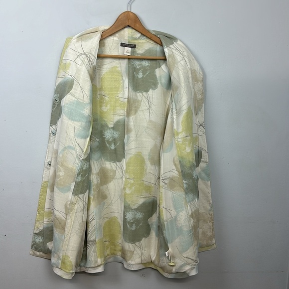 Sigrid Olsen Tweed Silk Lined Coat Sz 12 - Picture 4 of 14